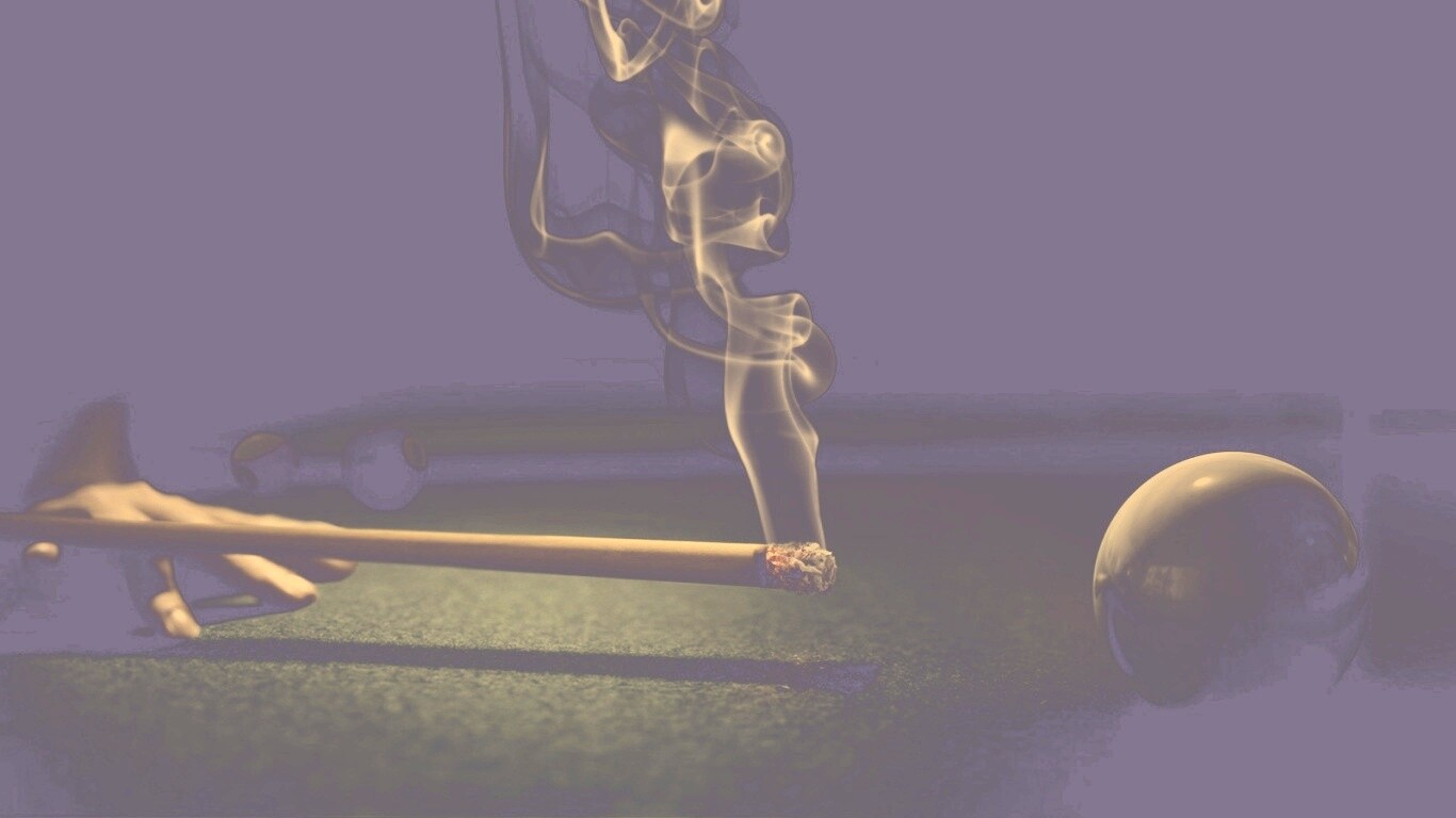 Сигаретный бильярд обои