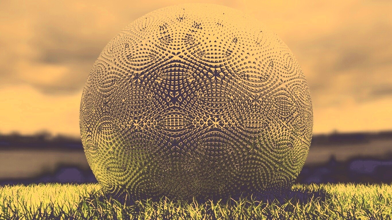 Металлический мяч для гольфа обои