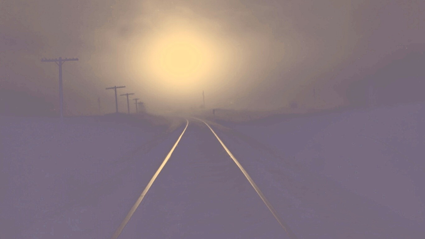 Лунная железная дорога обои