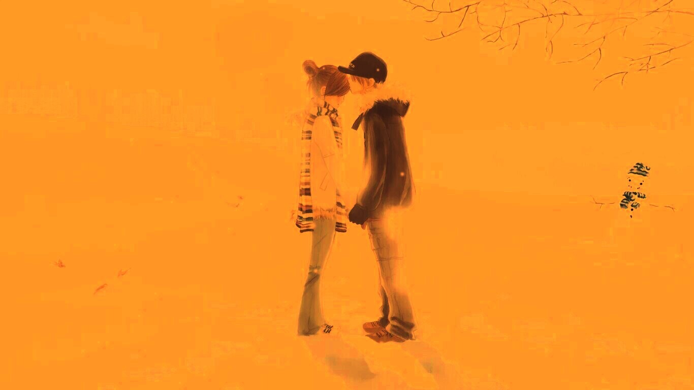 Влюбленная пара обои