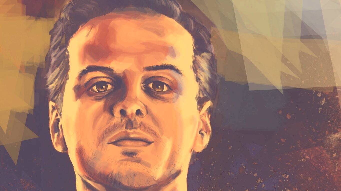 Портрет Джима Мориарти обои