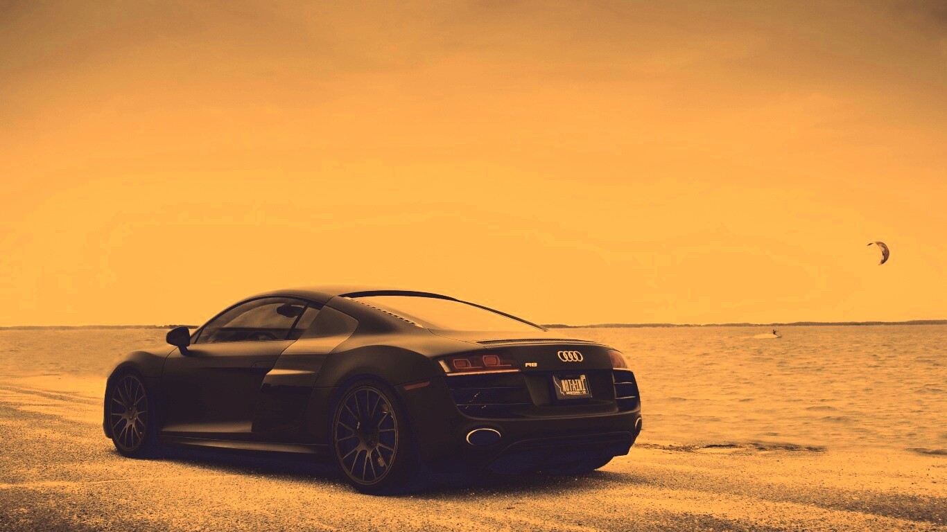 Черный ауди ТТ обои