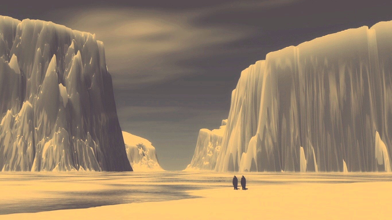 Ледяные горы обои