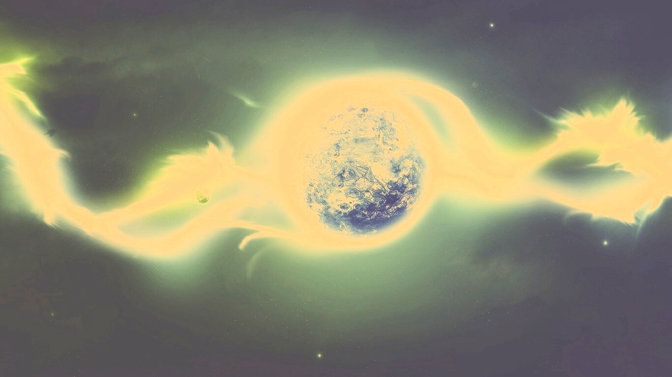 Ледяная планета обои