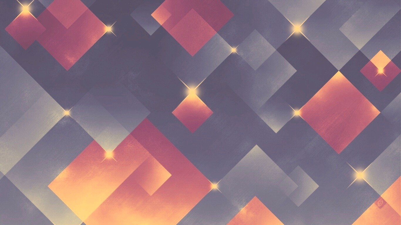 Красные и синие ромбы обои