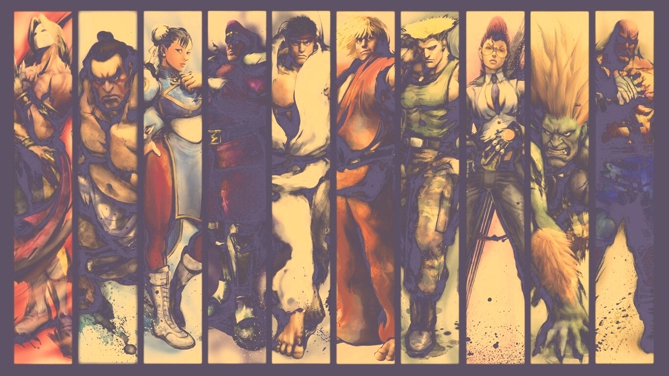 Герои игры Street FIghter обои