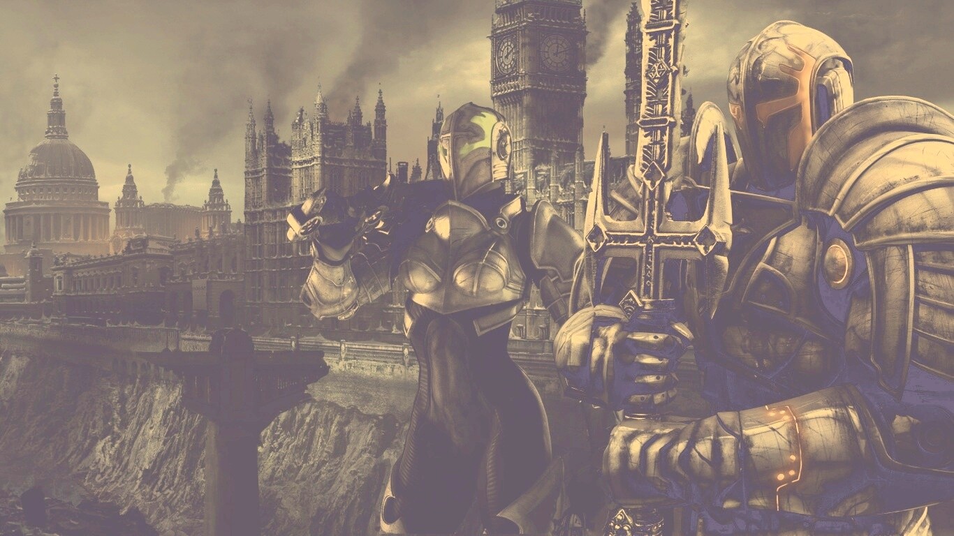 Постапокалиптический Лондон из игры обои