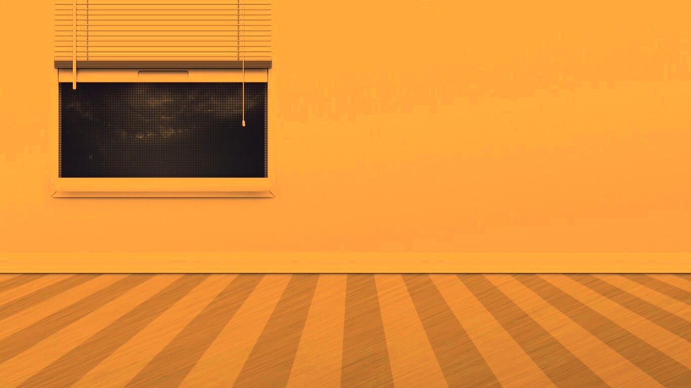 Полосатый пол и стечатое окно обои