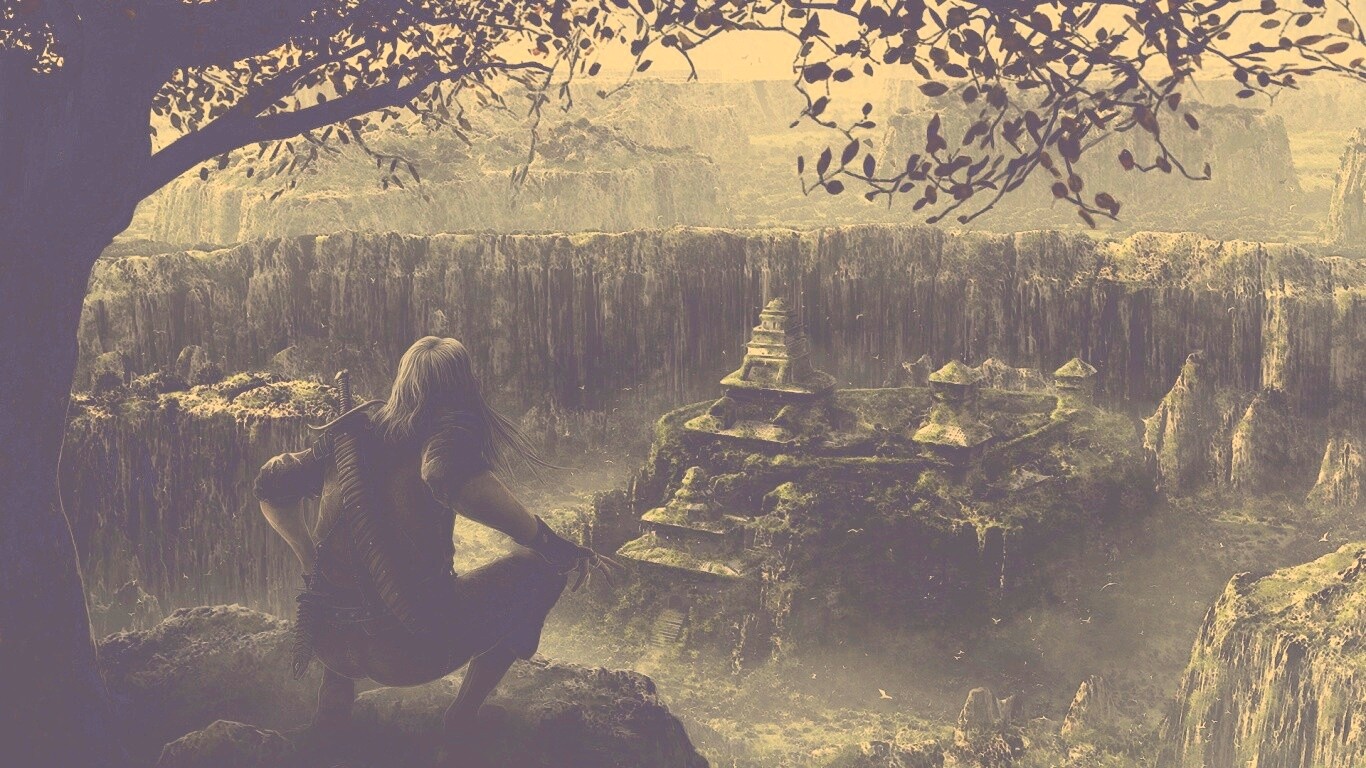 Затерянный город обои