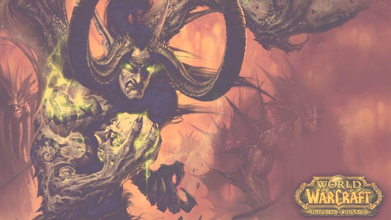 Иллидан из WoW BC обои