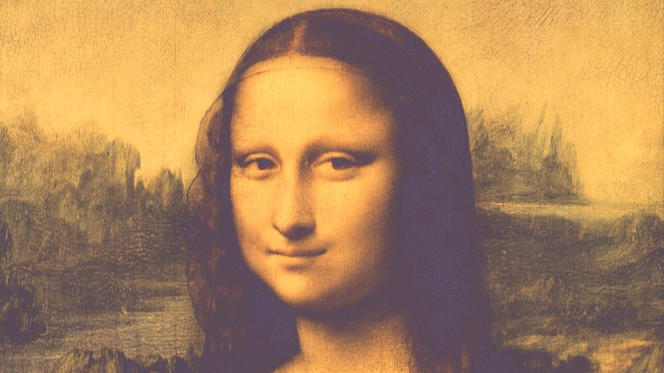Картина Мона Лиза обои