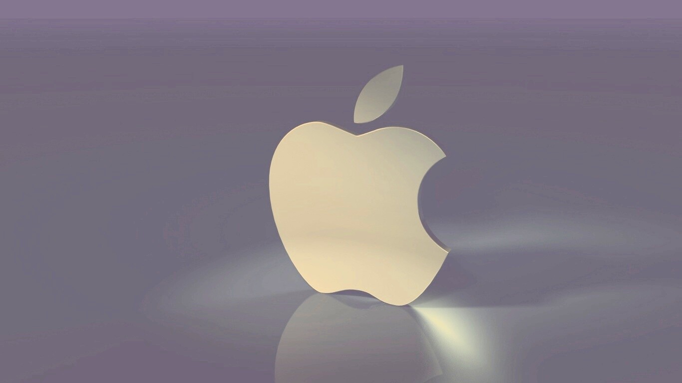 3D логотип Apple обои