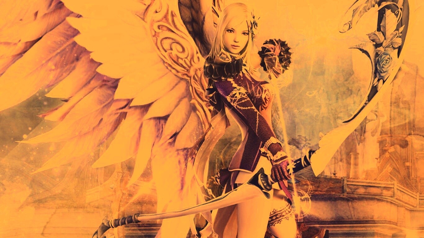 Эльфийка лучница из Aion обои