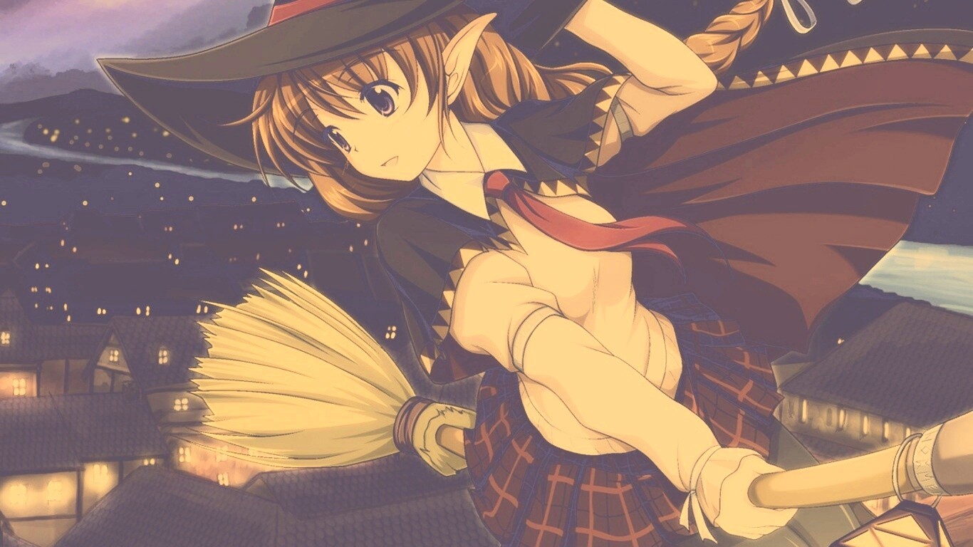 Эльфийская ведьмочка обои