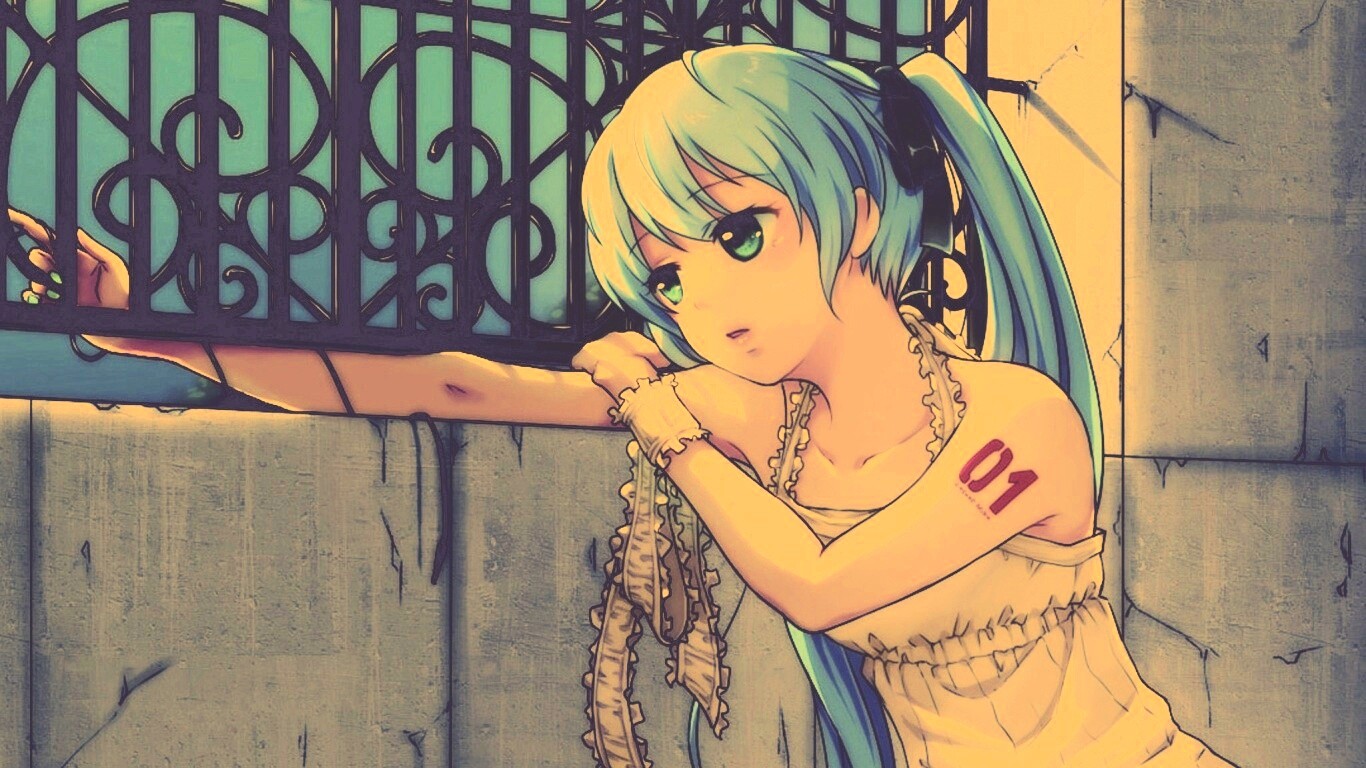 Девушка грустит обои