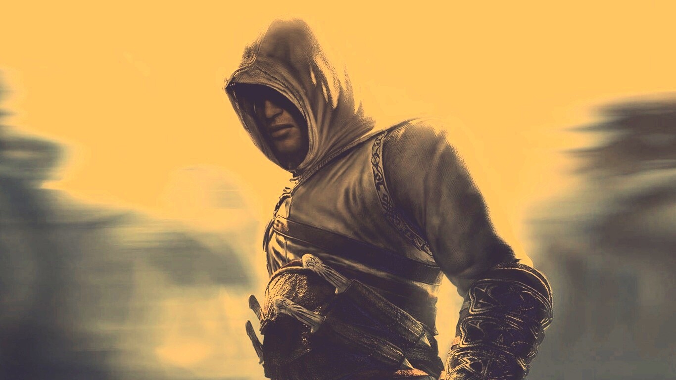 Ассасин в толпе обои