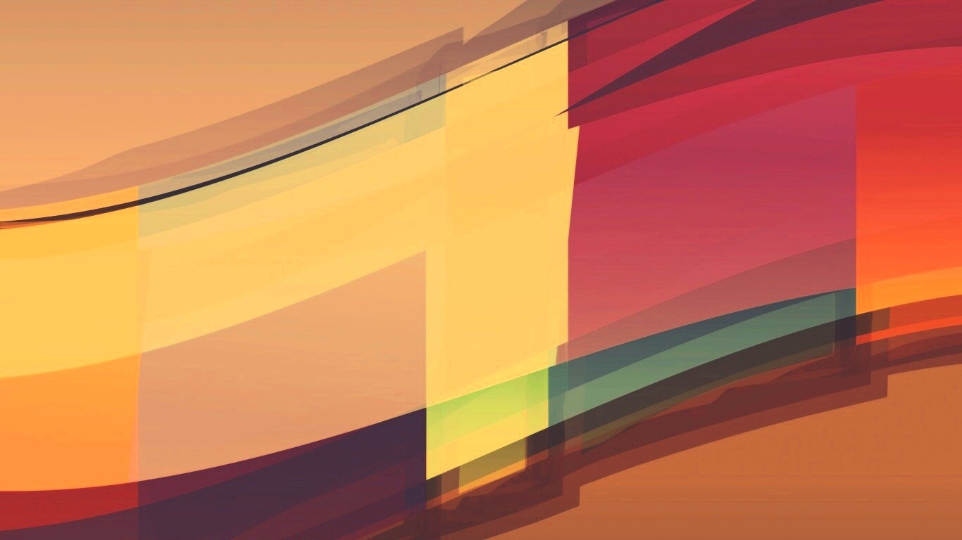 Волна из прозрасных цветных пластин обои