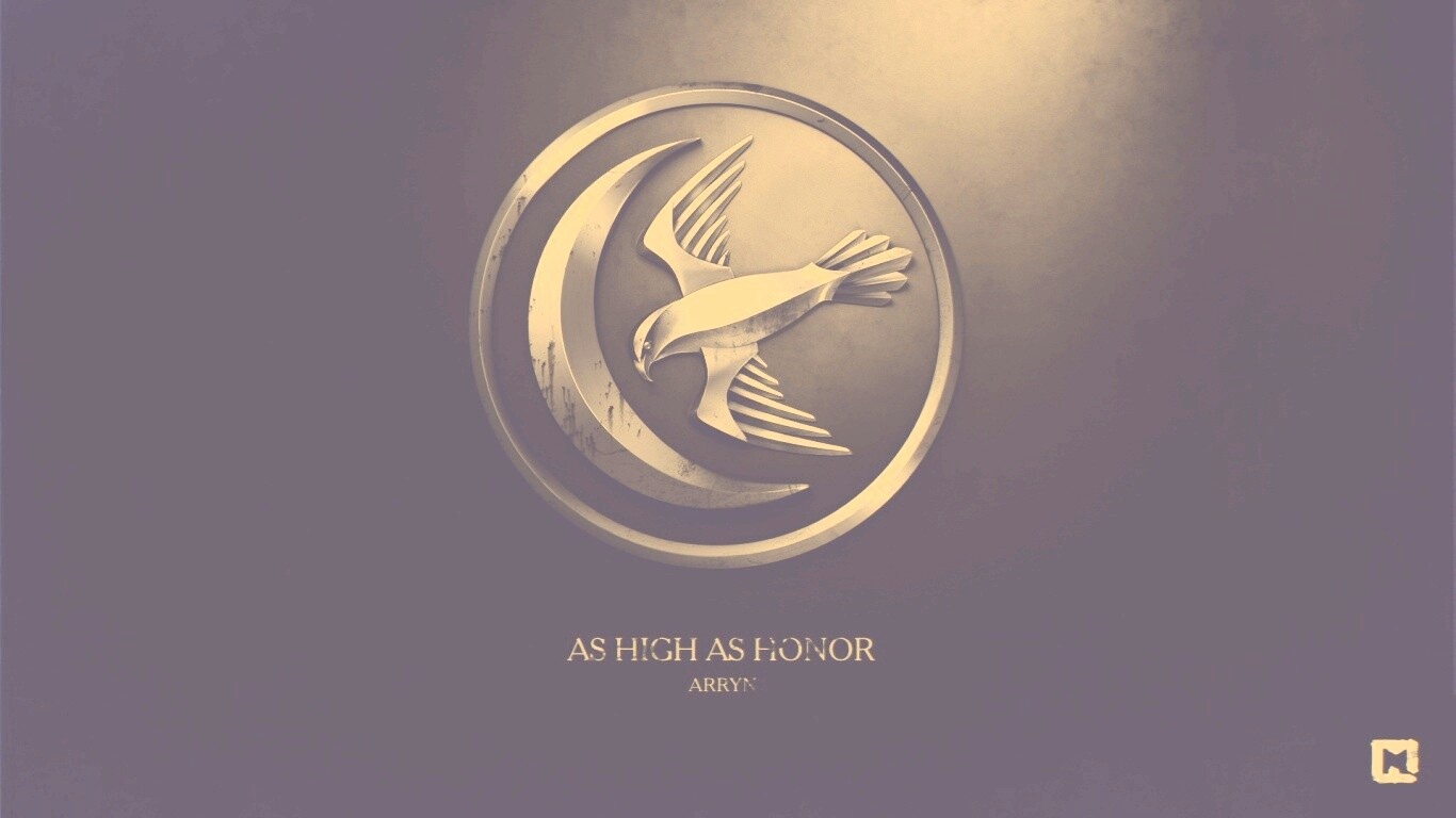 Металлический герб дома Аррен обои