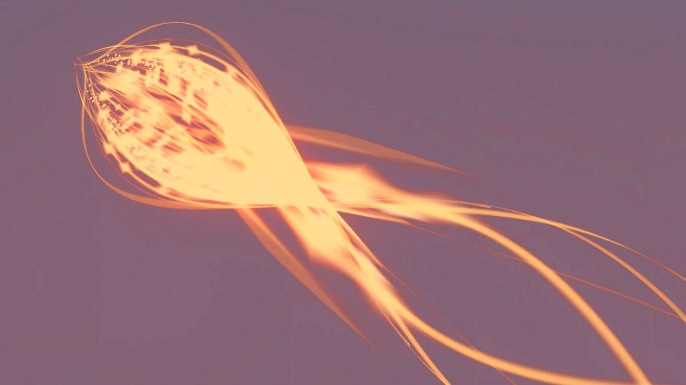 Сгусток красных линий обои