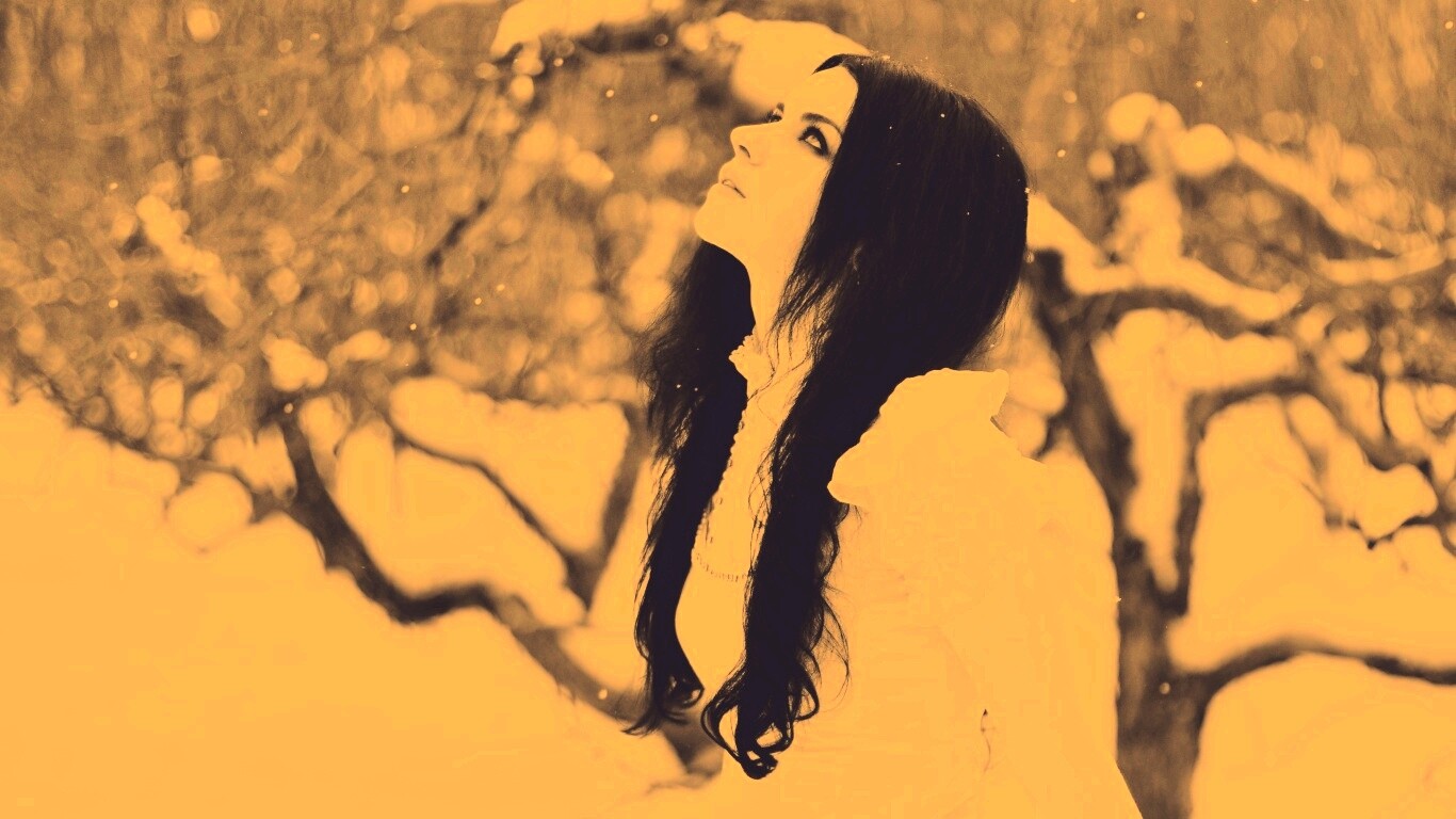 Белоснежная леди обои