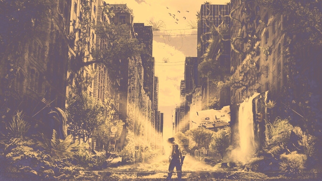 Постапокалиптический мир обои