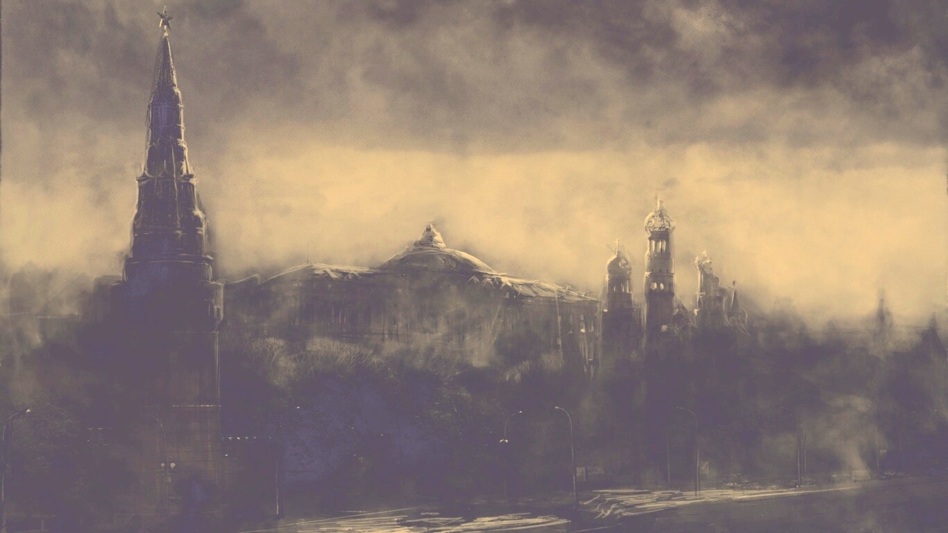 Постапокалиптическая Москва обои