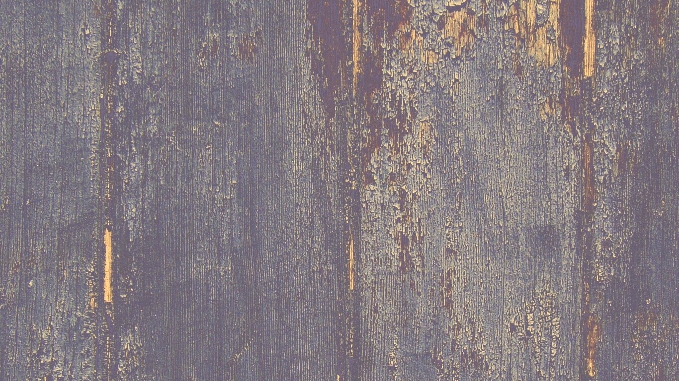 Облупившаяся синяя краска обои