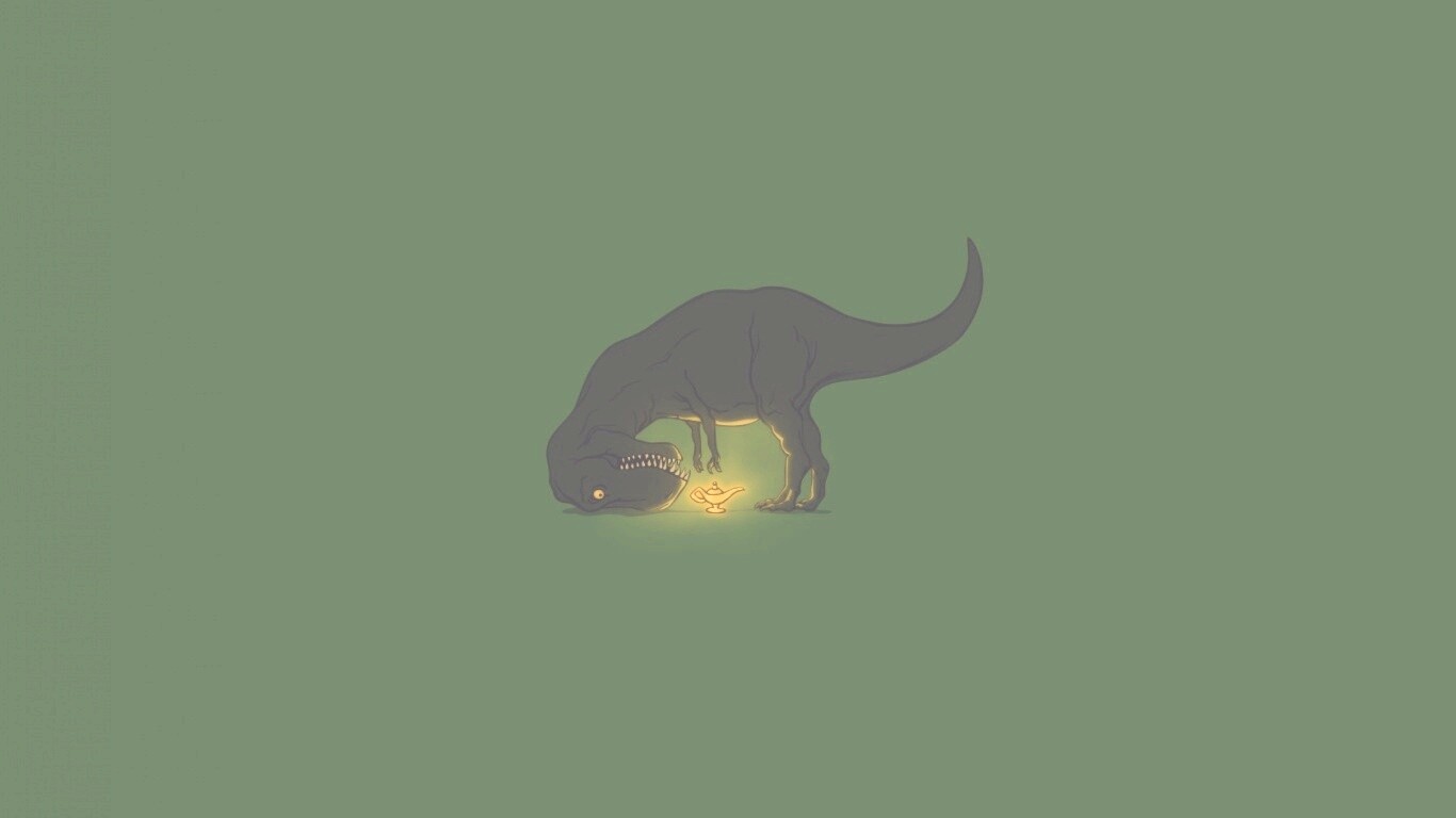 Сложная жизнь тираннозавра обои