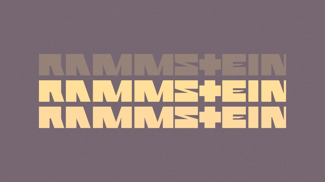 Rammstein логотип обои