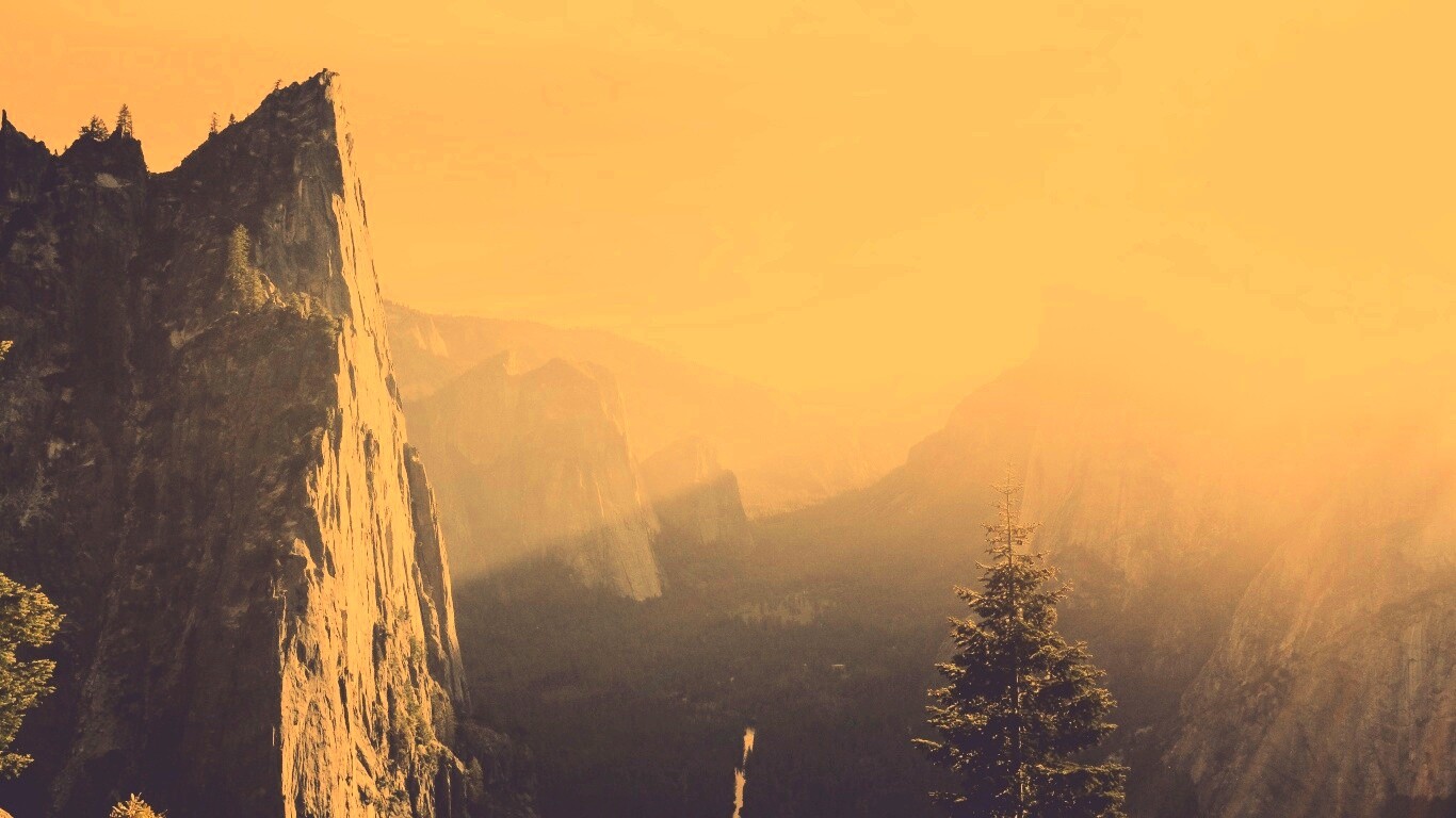 Горный пейзаж обои