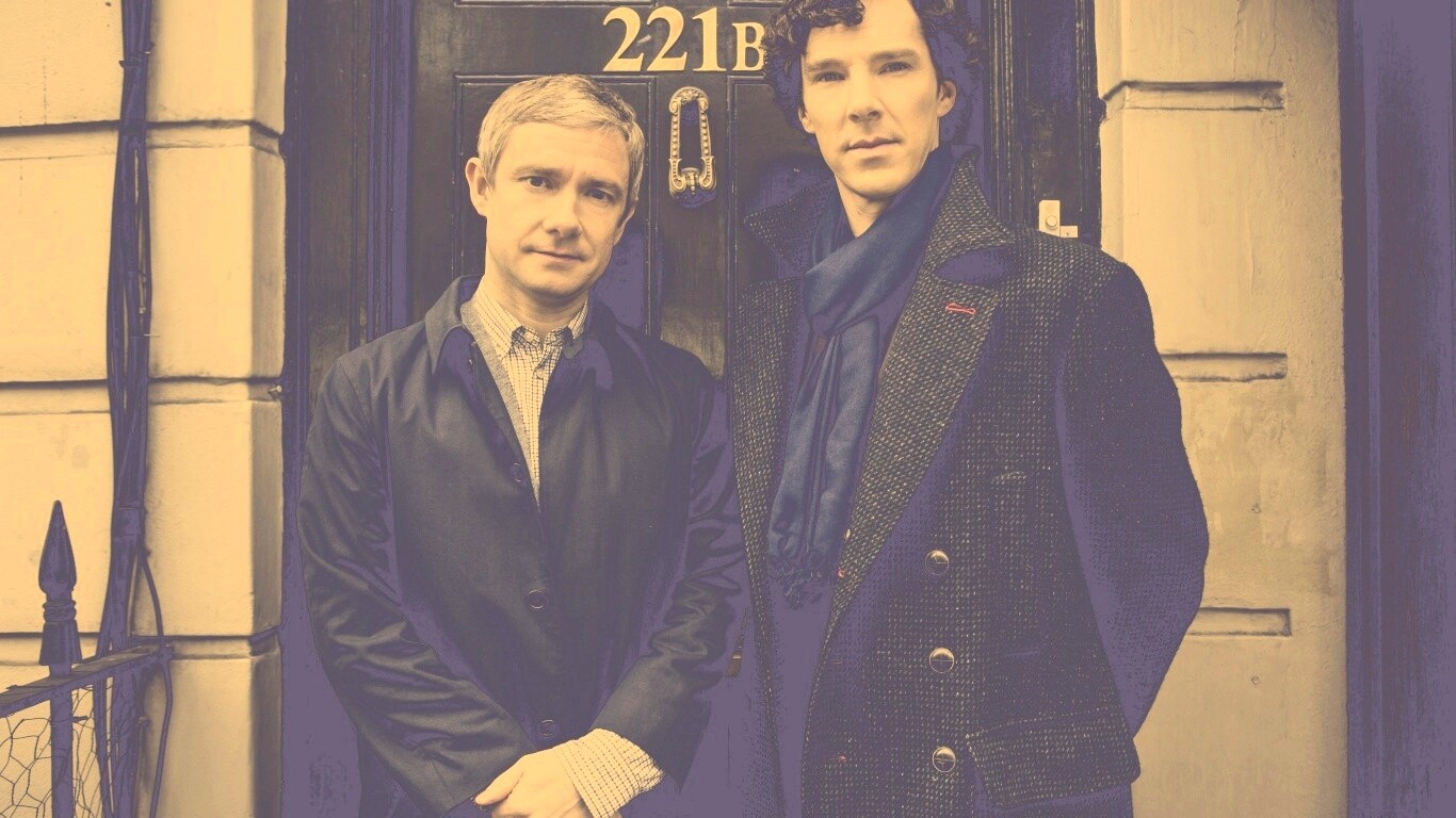 Шерлок и Ватсон обои