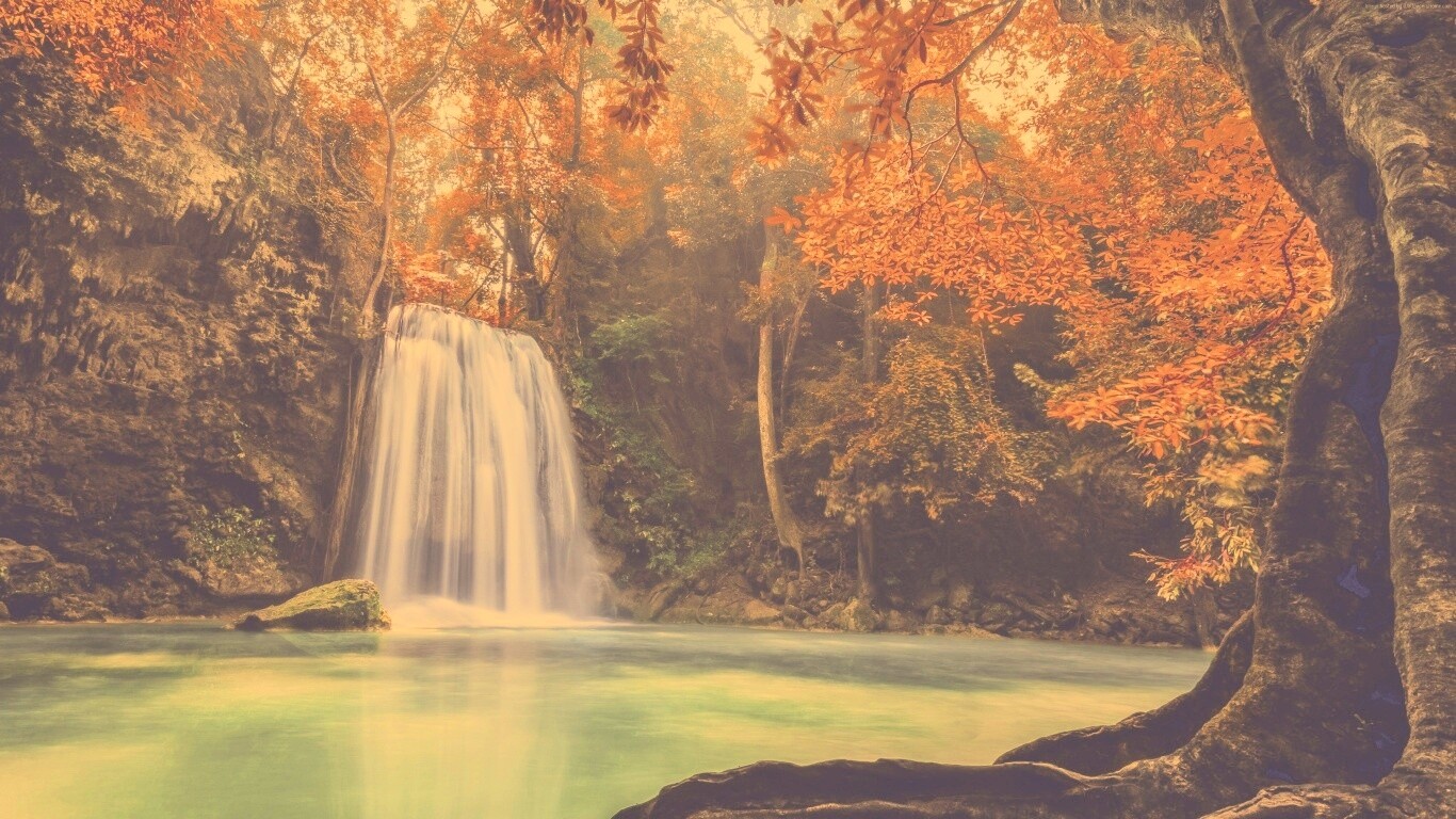 Тайский водопад обои