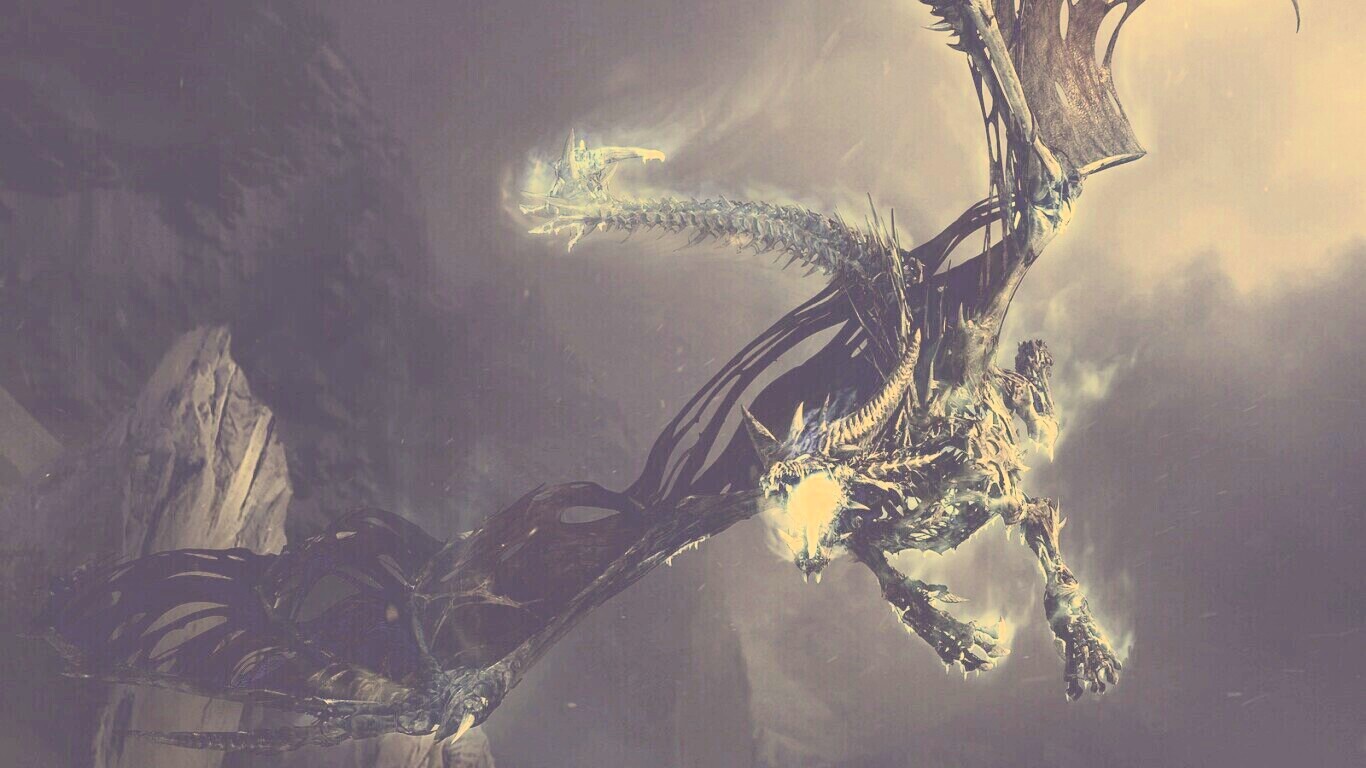 Ледяной дракон обои