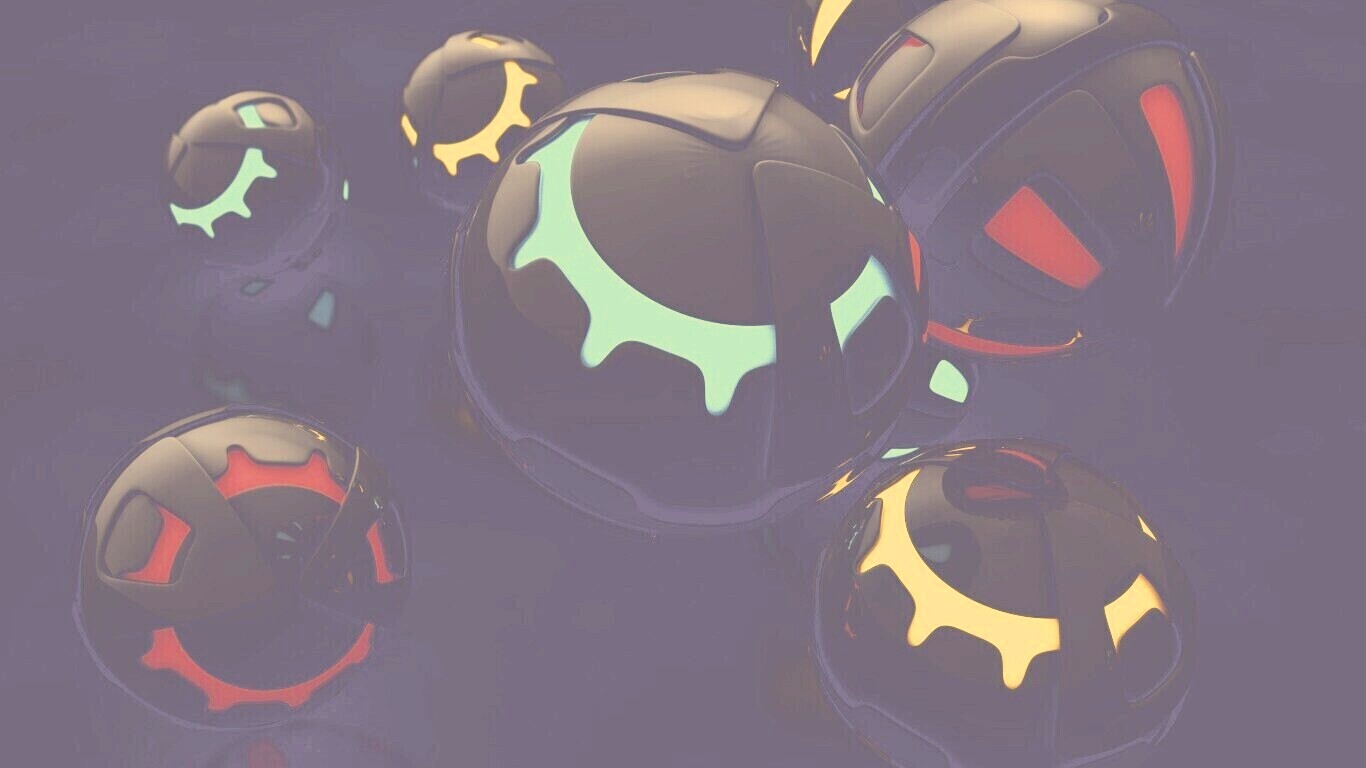 Трёхмерные шары обои