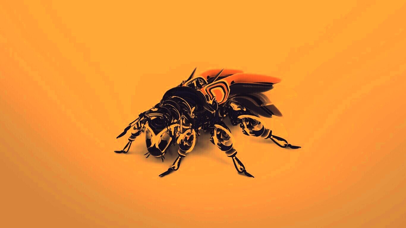 Кибер муха обои