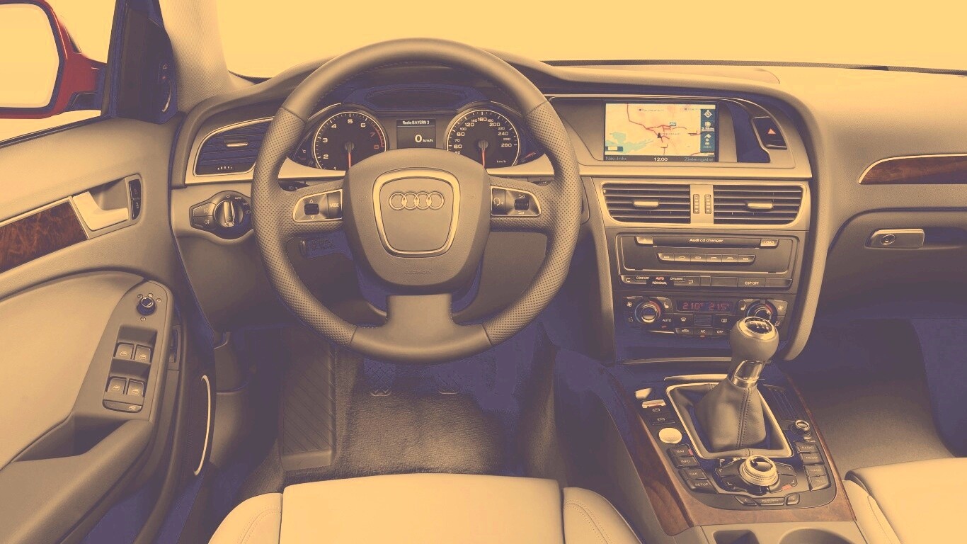 Салон ауди обои