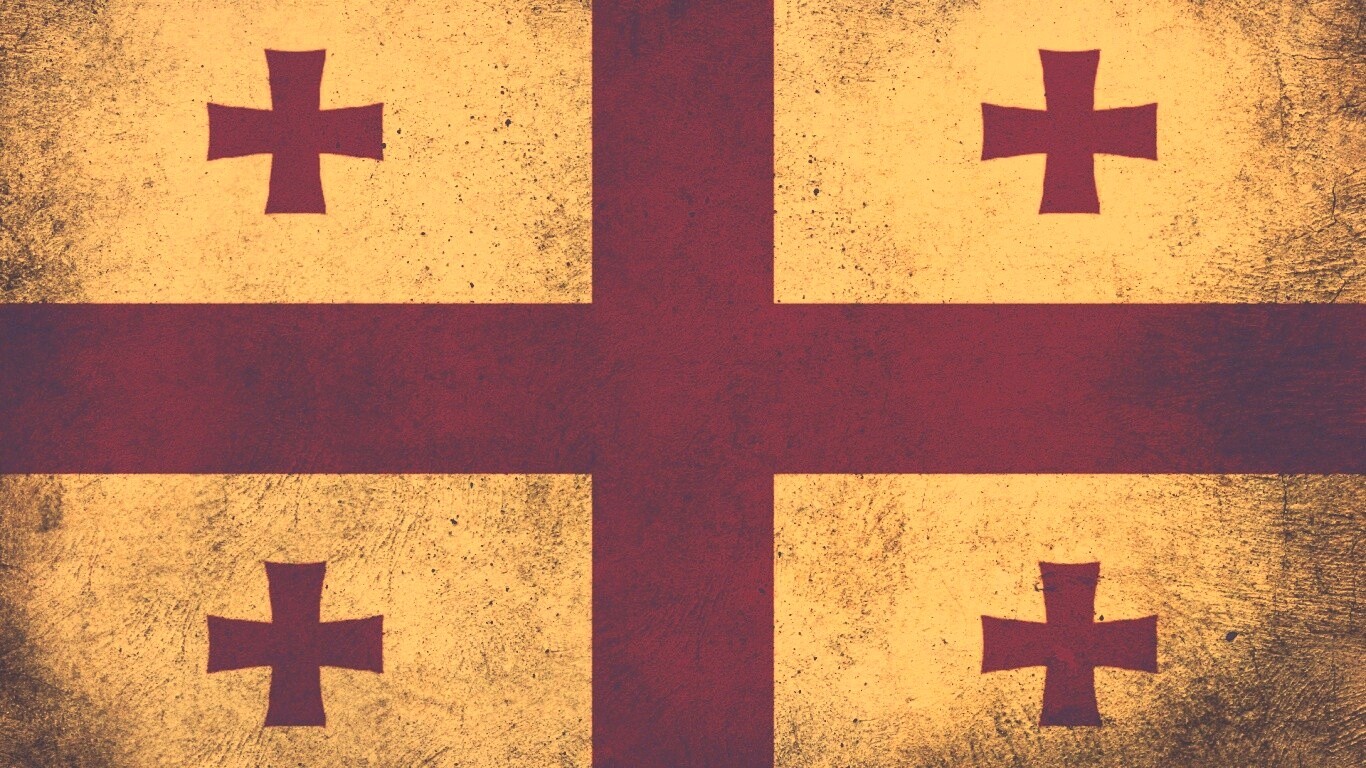 Флаг Грузии обои