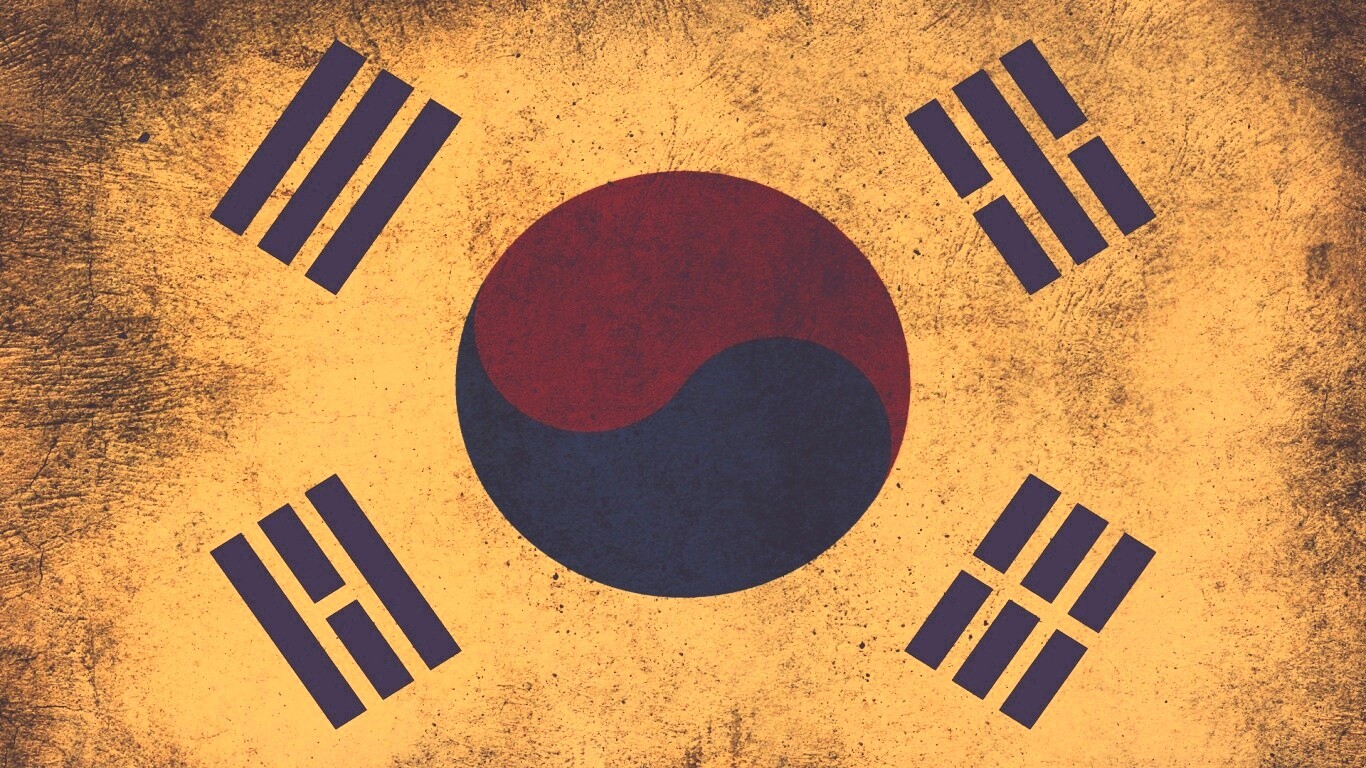 Флаг Кореи обои