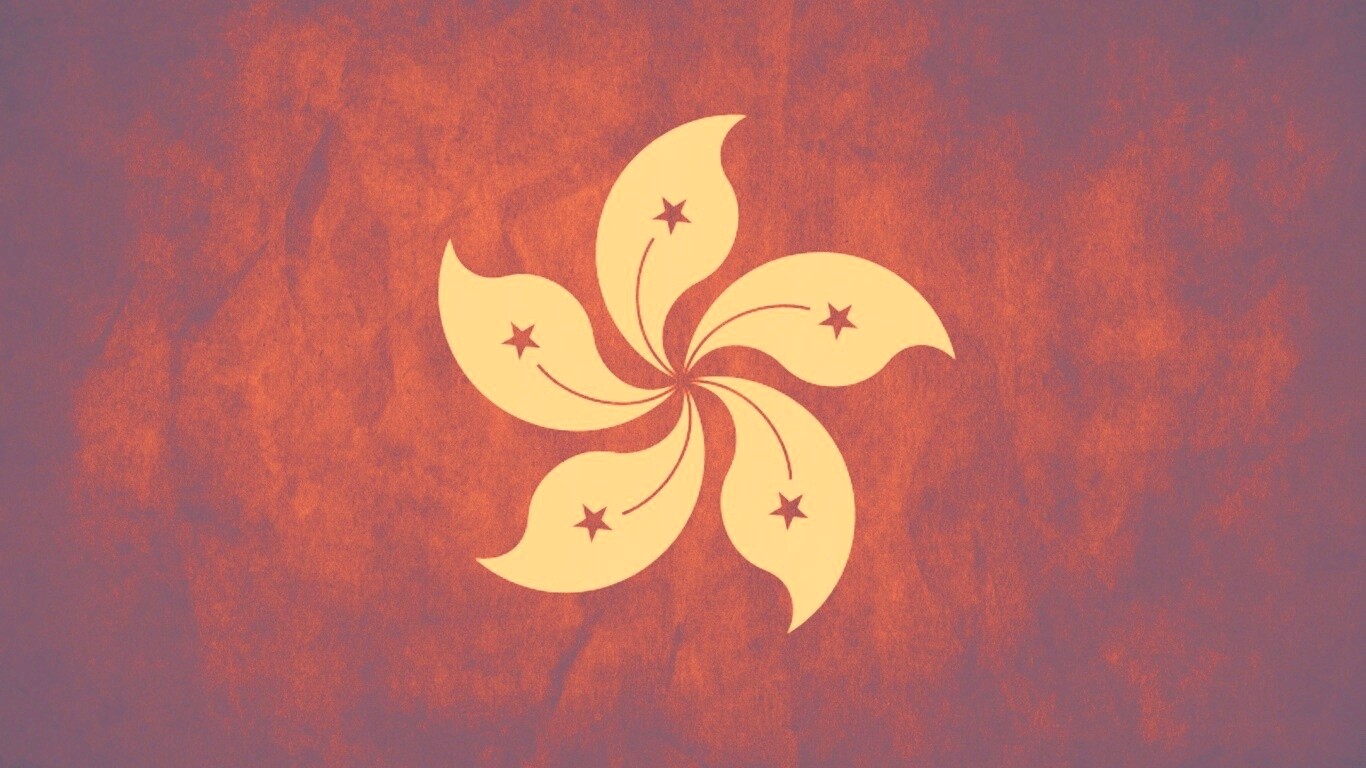 Флаг Гонконга обои