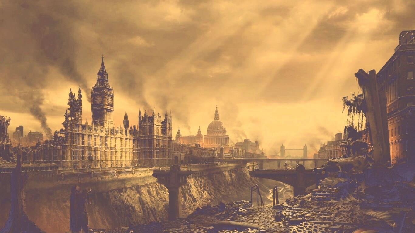 Руины Лондона обои
