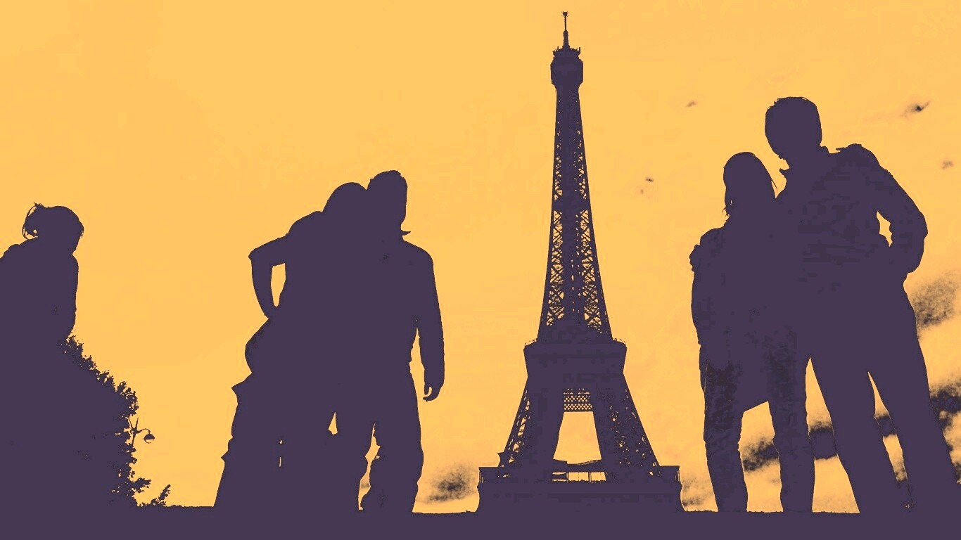 Париж обои