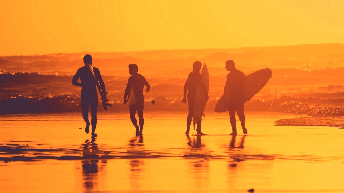 Серфингисты обои