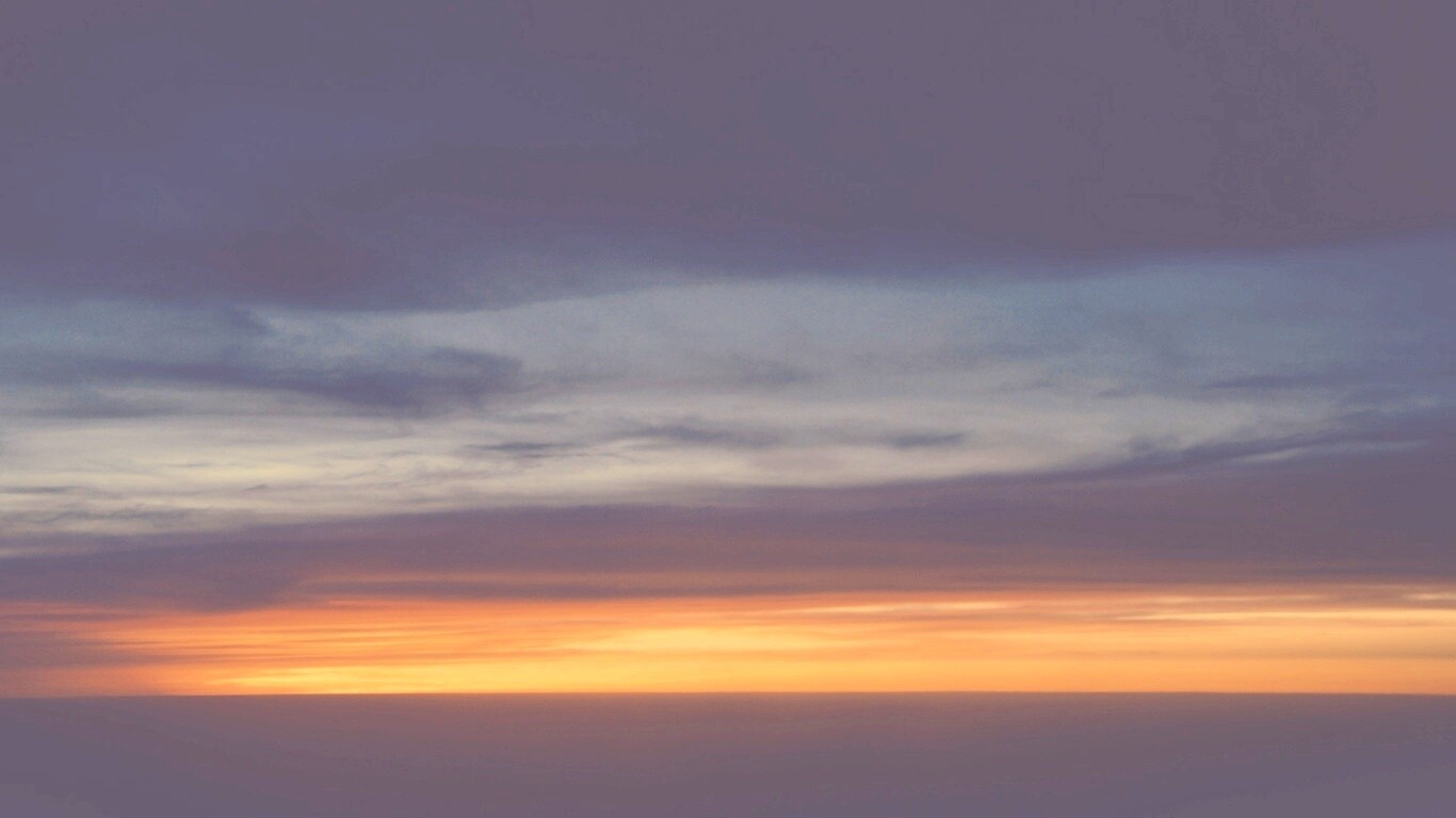 Закатное небо обои