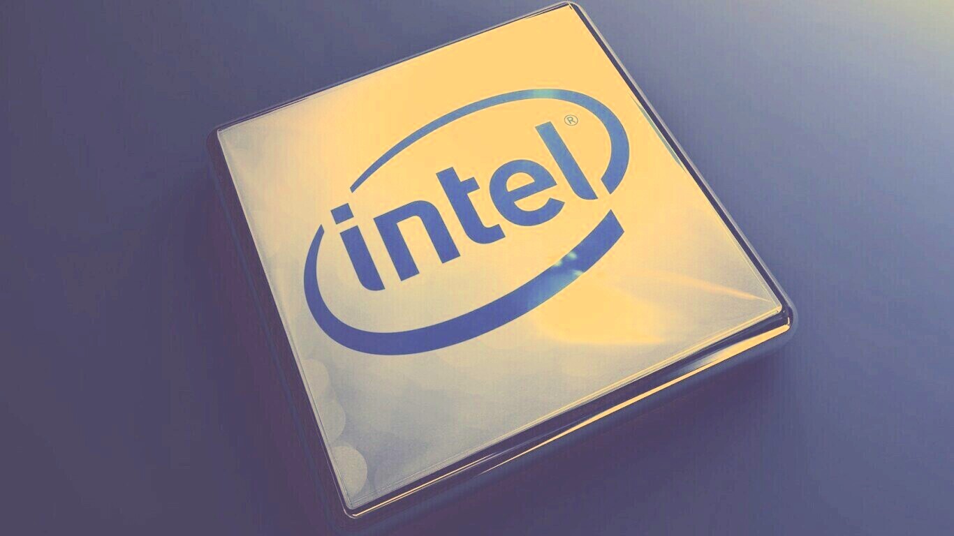 Логотип Intel обои
