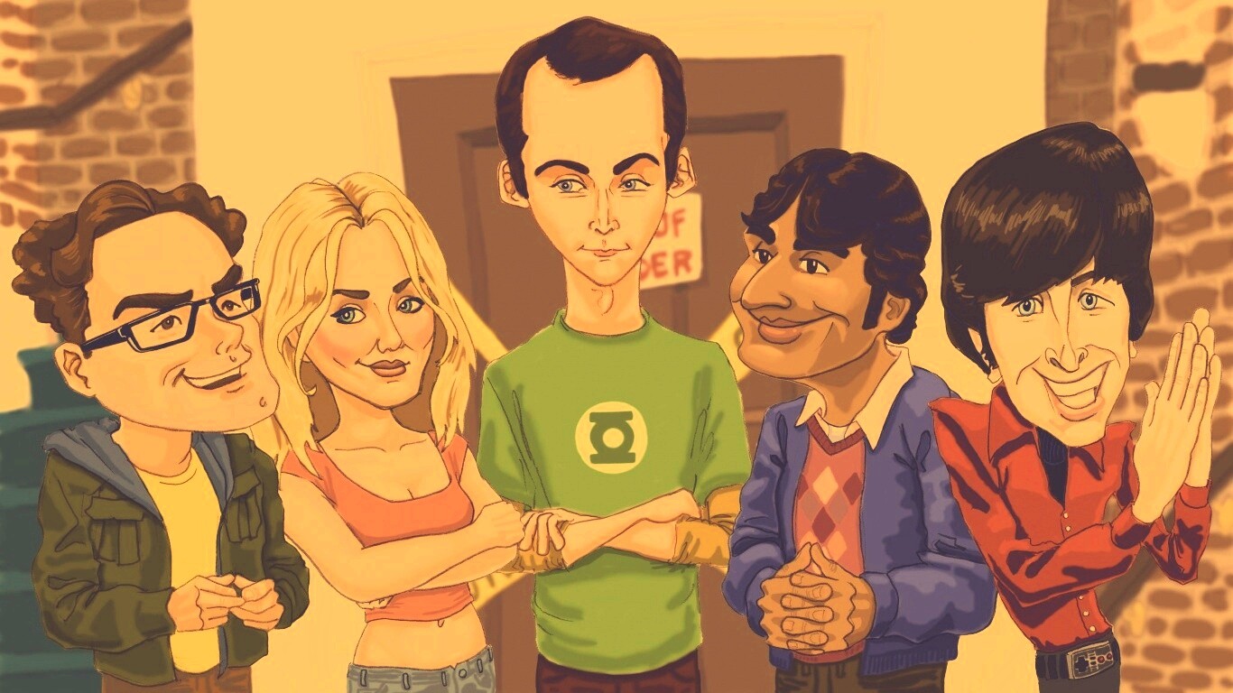 Теория большого взрыва (рисунок) обои