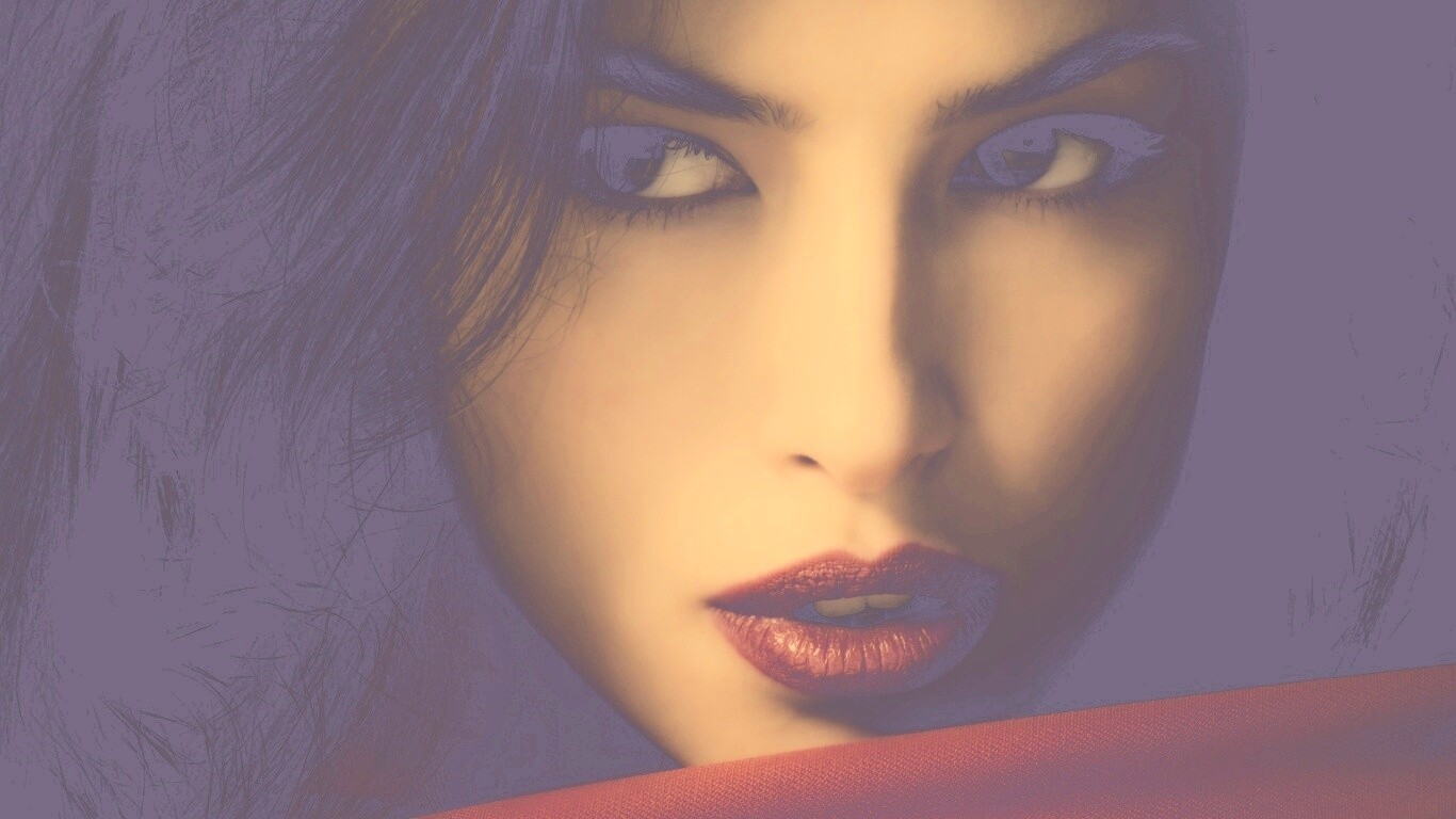 Женский взгляд обои