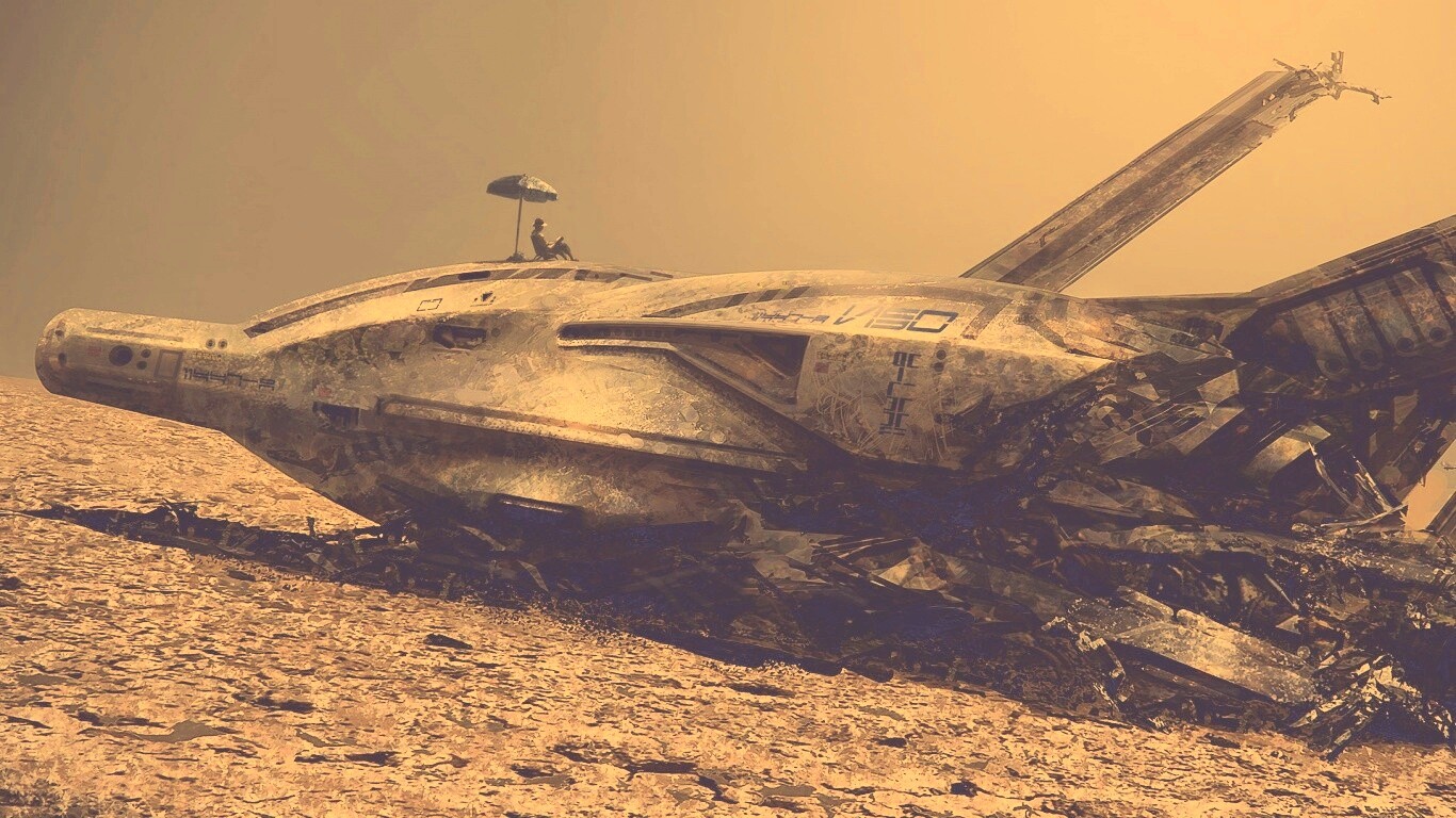 Останки корабля обои