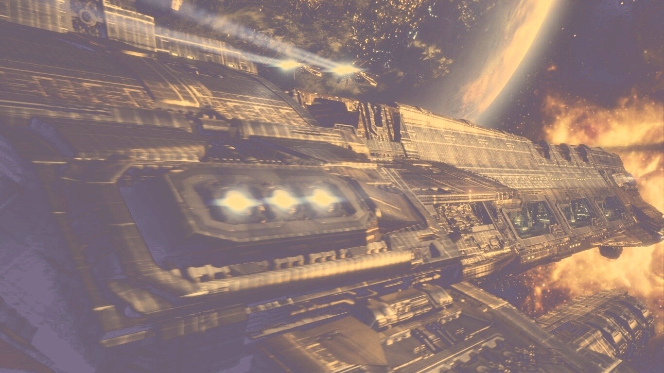 Космический корабль обои