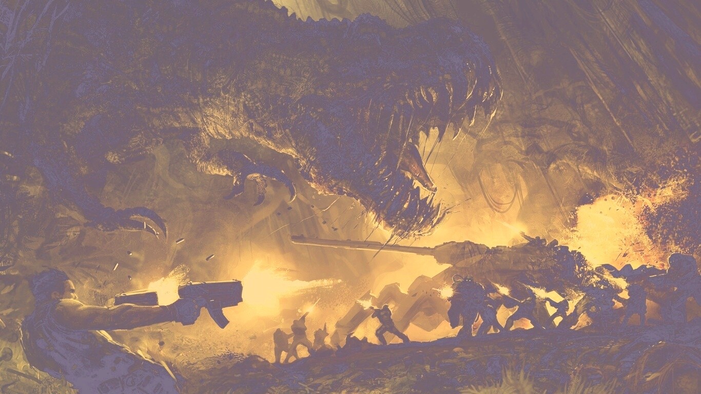 Динозавр обои