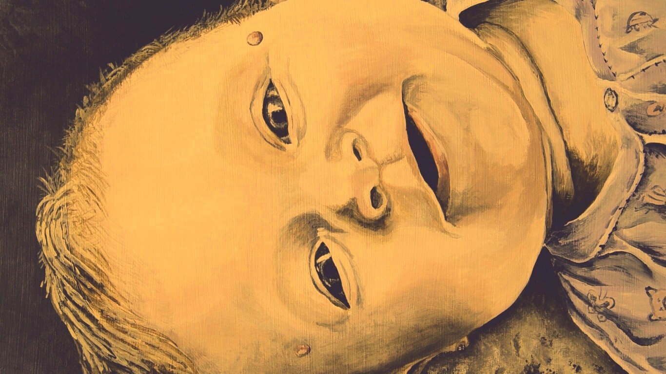 Портрет ребёнка обои